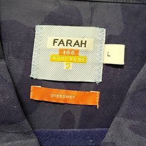 FARAH brand   Paisely collared button down